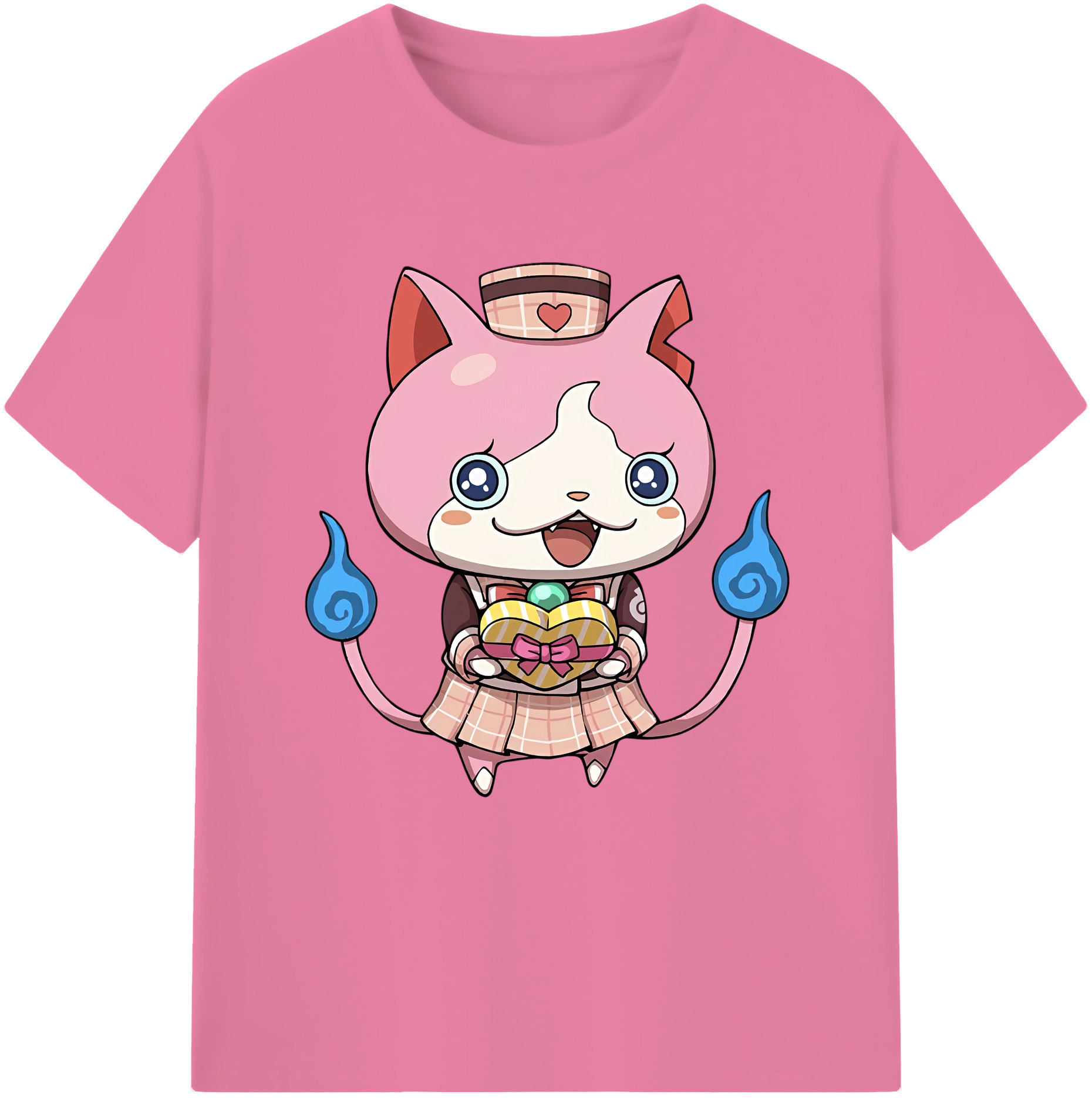 （画像用） 妖怪ウォッチ Yo-kai Watch 綿100％半袖Tシャツ（フロントプリント）